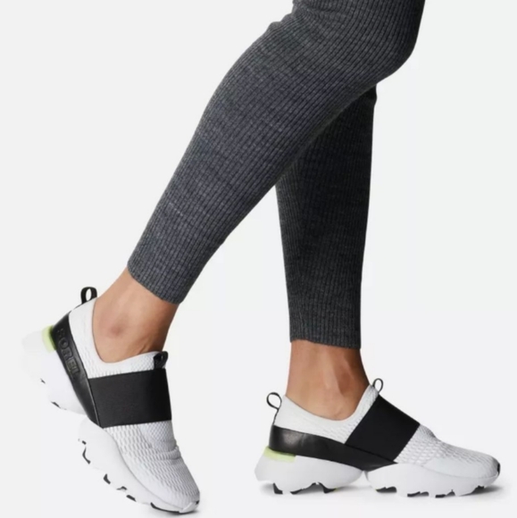 Sorel Shoes - Sorel Women's Kinetic Impact Slip On Sneakers White/Green Size 8.5 SALE ALERT